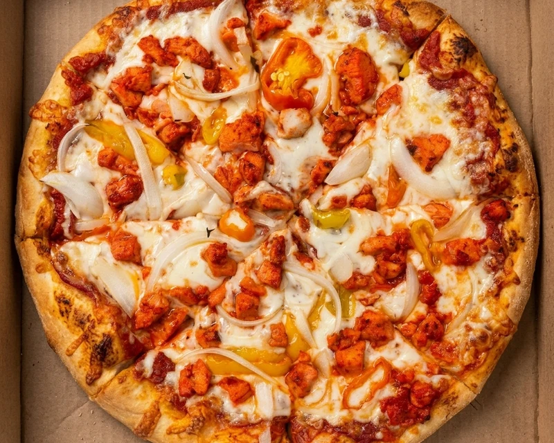 Tandoori Chicken Pizza at Pizza On Fire in Calgary SE